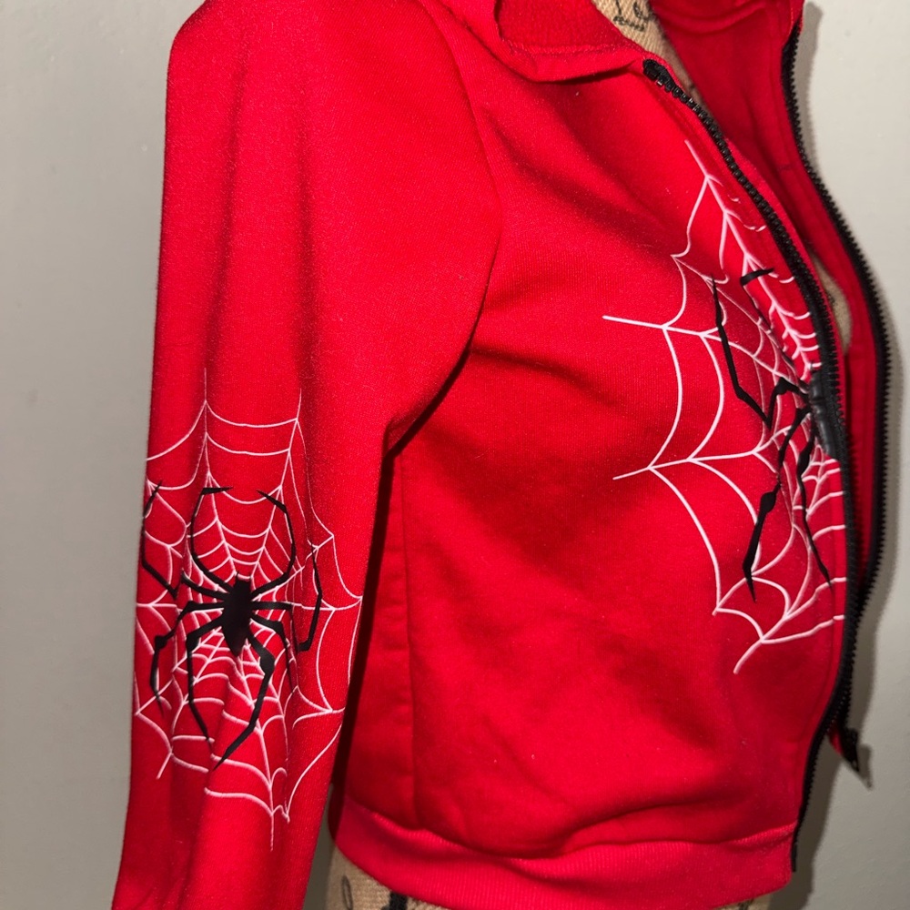 Spider-Man Red Kids Zip Jacket -No tag